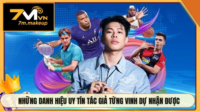 Những danh hiệu uy tín tác giả từng vinh dự nhận được